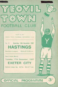 Yeovil Town FC v Hastings United (Old)